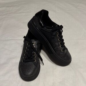 Guess Black and Gold Women's Sneakers